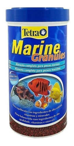 Tetra Ração Para Peixe Marinho Marine Granules 48g