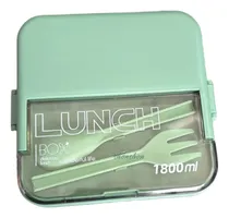 Comprar Lunch Box Loncheras Topper Fiambrera 1800ml Comida Todo En 1