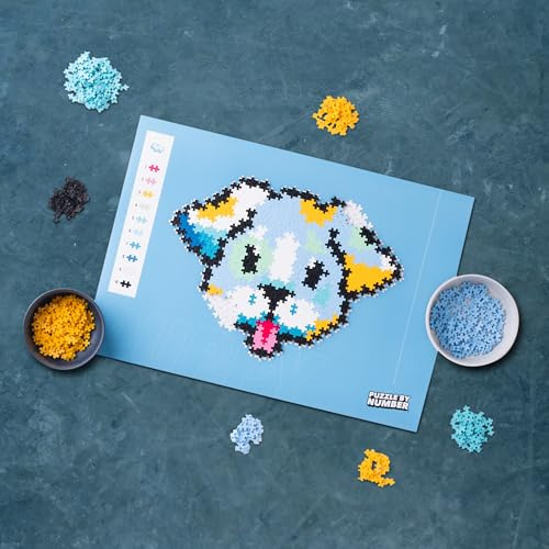 Plus Plus Puzzle Por Números, 500 Piezas Mini Bloques De Col