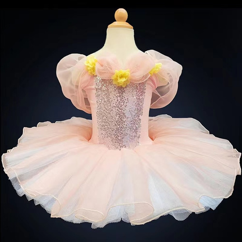 Tutú De Ballet Profesional Rosa Para Adultos Y Niños Ves [u]