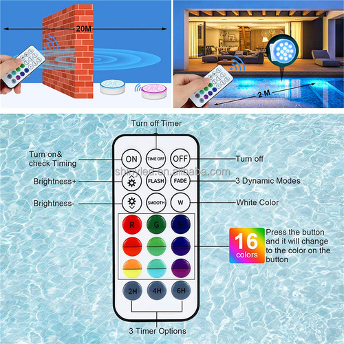 J 4pcs Luz De Piscina Recargable Por Usb, Lámpara Decorativa