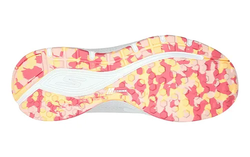 Tenis Running Skechers Go Run - Blanco Rosa