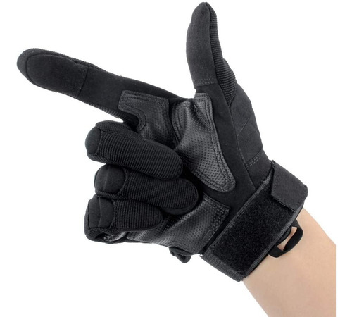 Imagen 7 de 10 de Guantes De Moto Tácticos Militares Dedo Completo Para Unisex