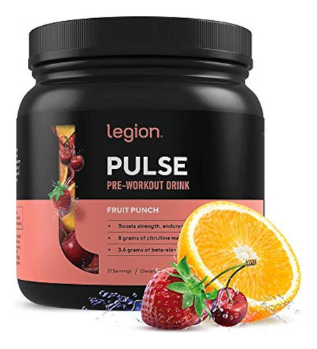 Legion Pulse, El Mejor Suplemento Natural De Preentrenamient