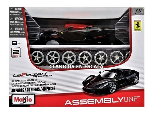 Ferrari Laferrari Aperta Para Armar Fácilmente N Maisto 1/24