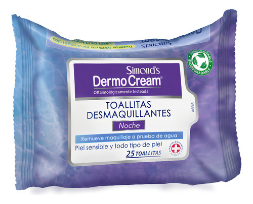 Toallitas Desmaquillantes Noche Dermocream 25und