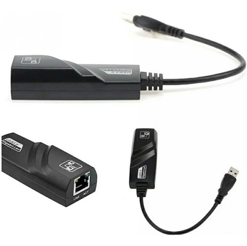 Imagen 3 de 6 de Adaptador Externo Ethernet Lan Rj45 Usb 3.0 10/100/1000 Mbps