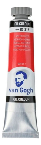 Tinta Óleo 20 Ml Talens Van Gogh Serie 1 Azo Red Deep 313