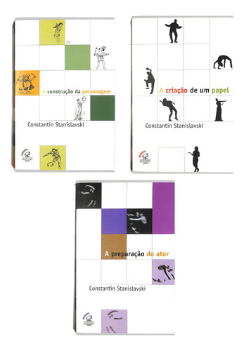 Constantin Stanislavski - A Preparação Do Ator / A Construção Do Personagem / A Criação De Um Papel - 3 Volumes (Usado)