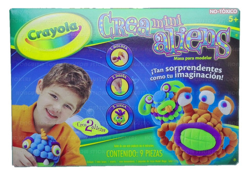 Crea Mini Aliens De Crayola, Set Con Model Magic