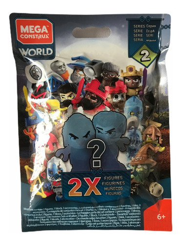 5 Paquetes Mega Construx World Universe 2 Figuras C/u Serie2