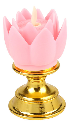 Lámpara Led Lotus Con Diseño De Mecha De Vela, Suave Y Natur