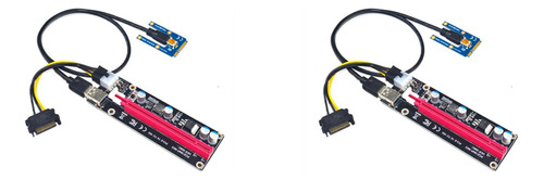 2 X Pcie A Pci Express 16x Riser Para Portátil, Gráfico Exte