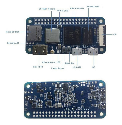 Banana Pi M2 Zero Bpi-m2 Zero Allianner H3 Quad Core Cortex-