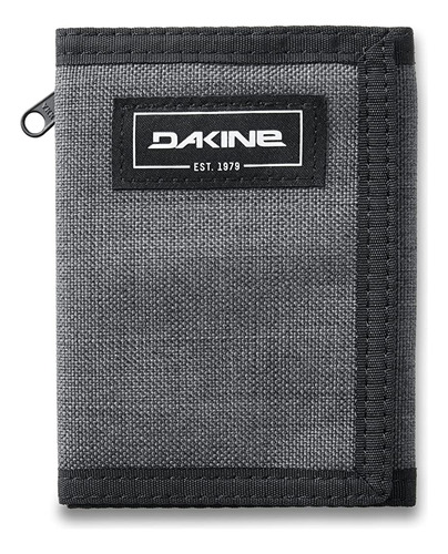 Dakine Mens Vert Rail Tri-fold Wallet, Carbono, One Size