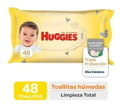 Toallas Humedas Huggies Triple Proteccion + Oleo X 48