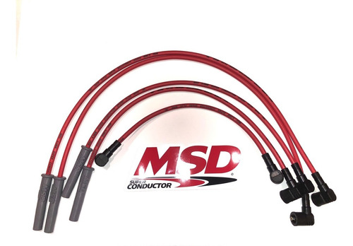 Cables De Bujias Msd 8.5mm Vw H4 Sedan Vocho /protector Term