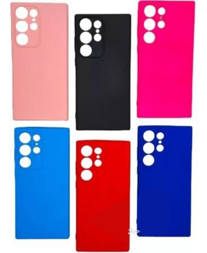 Funda De Silicona Con Felpa Para Samsung S24 Ultra S24 Plus