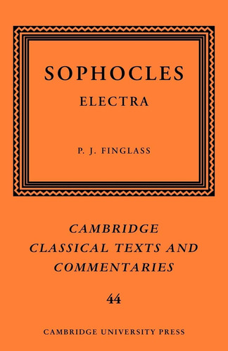 Libro: Sophocles: Electra (cambridge Classical Texts And 44)