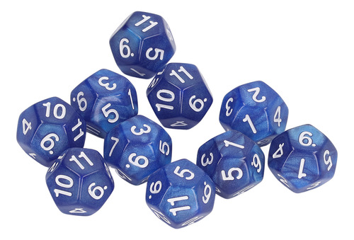 Dice For Teaching, 40 Unidades, Números Poliédricos Transpar