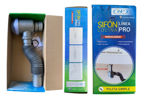 Sifón Simple Con Botella Marca Inplast 