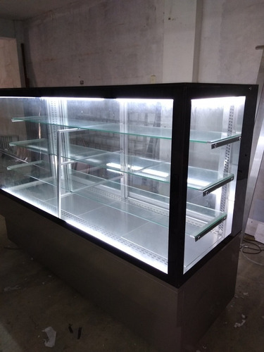 Vitrina Exhibidora Para Tortas En Acero Inoxidable