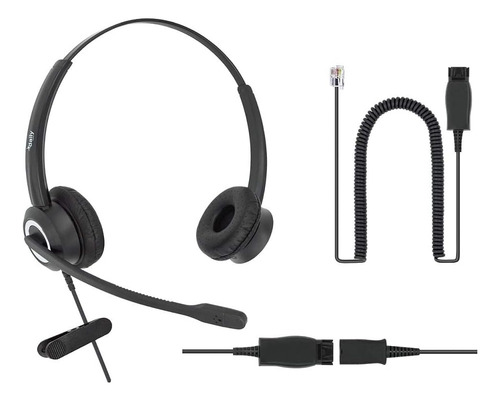 Auriculares Avaya Hd Voice Con Adaptador His Compatibles Con