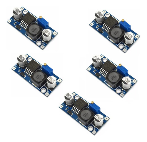 5 X Lm2596 Fuente Step Down Dc Dc In 4-30v 3a Max Arduino