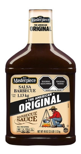 Salsa Kc Masterpiece Original Barbacoa Bote Con 1.13 Kg