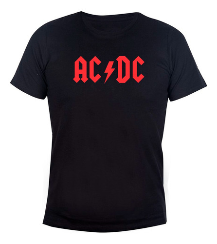 Remera Algodón Unisex Ac Dc Acdc