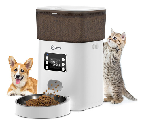 Ciays Alimentadores Automticos Para Gatos, Dispensador De Al