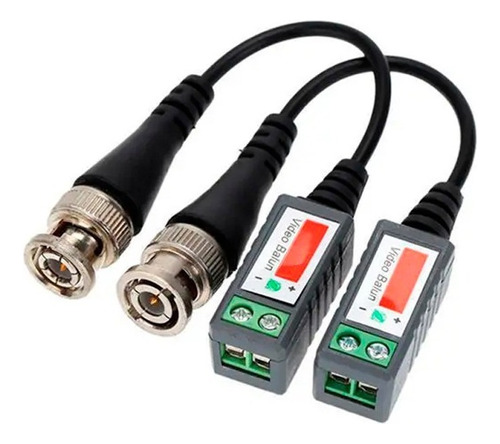 Conector Cftv Video Balun Ahd 720p/960h/1080p C/ Extensor E