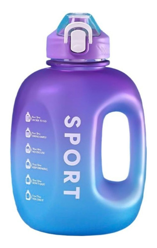 Botella De Agua Para Deportes Inspiradora 1.000 Ml 