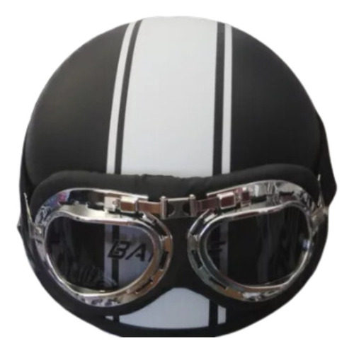 Casco Tipo Policía Con Gogles Nuevo Con Defecto En Pintura (Usado)