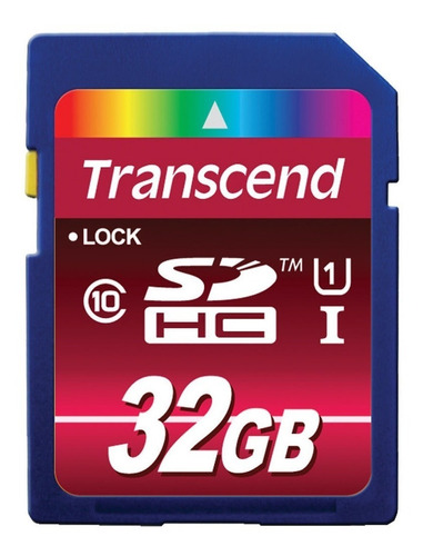 Memoria Transcend Sd 32 Gb Clase 10 Ultimate 90mbs 600x