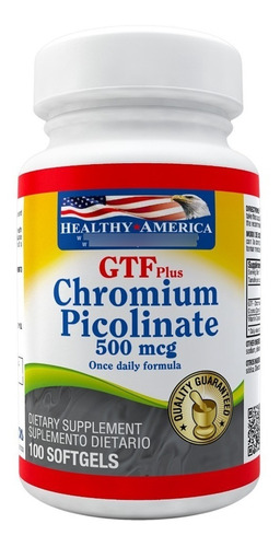 Gtf Plus, Chromium Picolinate (500 Mcg / 100 Softgels)