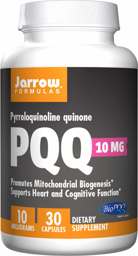 Pqq (pirroloquinolina Quinona) 10 Mg X 30 Caps. Jarrow