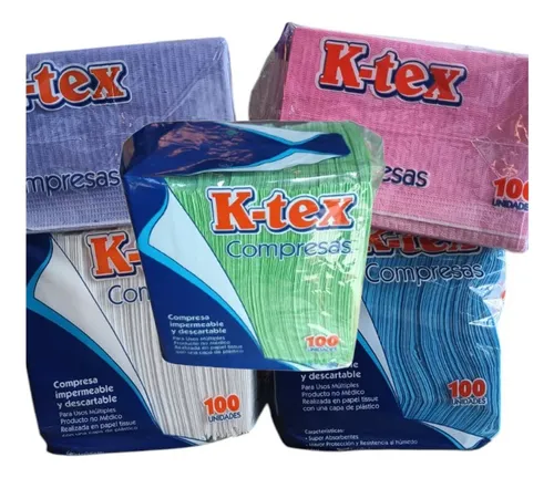 Compresas Impermeables Odontologia K-tex X 100u Mninsumos
