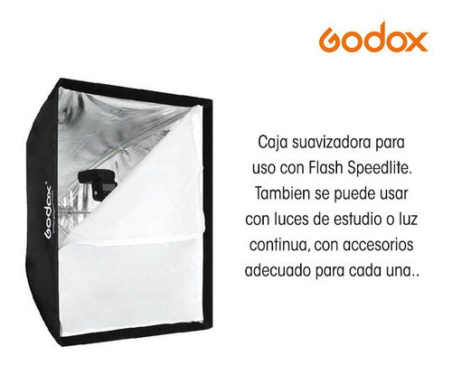 Softbox Tipo Sombrilla 60 X 60 Cm Godox