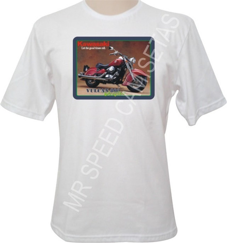 Camiseta Motocicleta Kawasaki Vulcan 800 Drifter