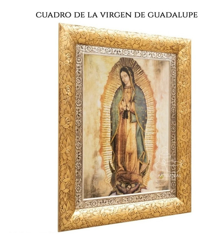 Cuadro Virgen De Guadalupe Original 92x73 Cm A821