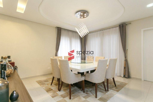 Imagem 6 de 30 de Casa Condomínio Fechado Com 4 Suítes À Venda, 268 M² Por R$ 2.289.000 - Santa Felicidade - Curitiba/pr - Ca0052