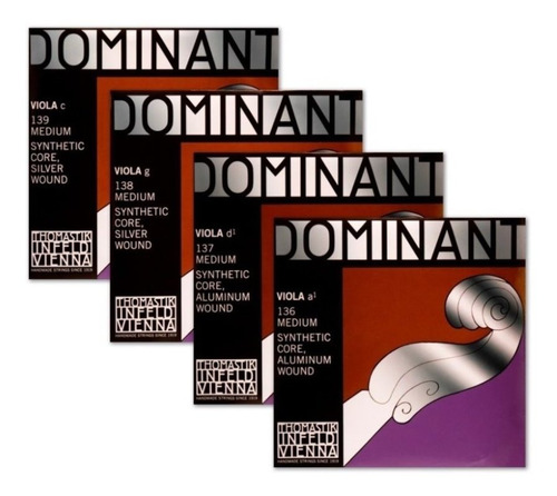 Juego De Cuerdas Para Viola, Thomastik Dominant, 141