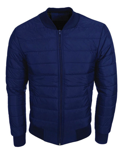 Chaqueta Hombre Azul Oscuro Bomber Jacket