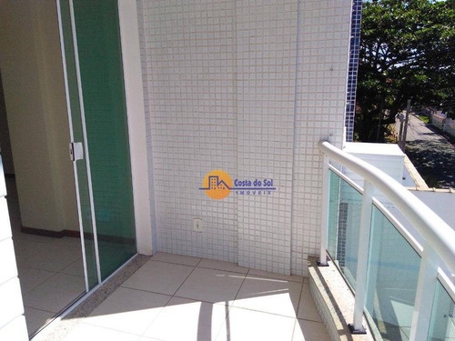 Maravilhoso Apartamento Com 2 Dormitórios À Venda, 72 M² Por R$ 255.000 - Costazul - Rio Das Ostras/rj - Ap0586