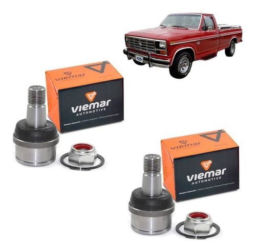 Par Pivo Dianteiro Inferior Viemar Ford F150 1982 1983 1984