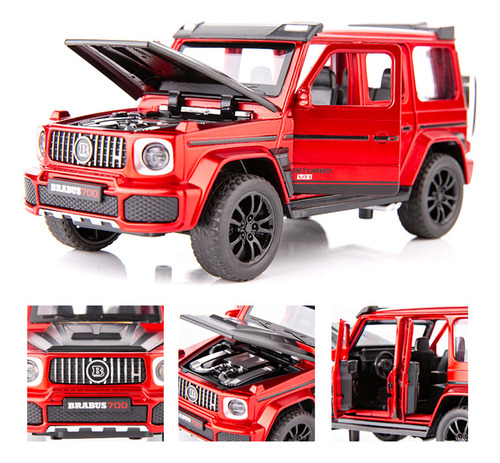 Benz Brabus G700 Miniatura Metal Coche Con Base Exposito [u]