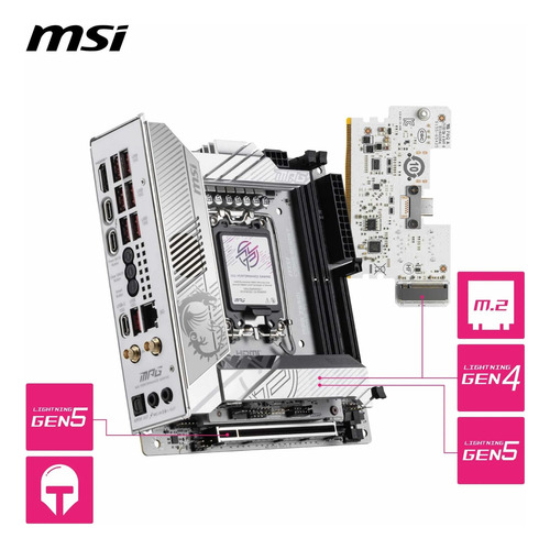 Msi Mpg Z890i Edge Ti Wifi Plotboard, Mini-itx-admite Intel
