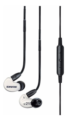 Auricular Shure Se215m+spe Con Microfono Y Volumen