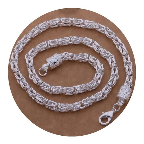 Imagen 1 de 2 de Collar Para Mujer Elegante Plata Ley .925